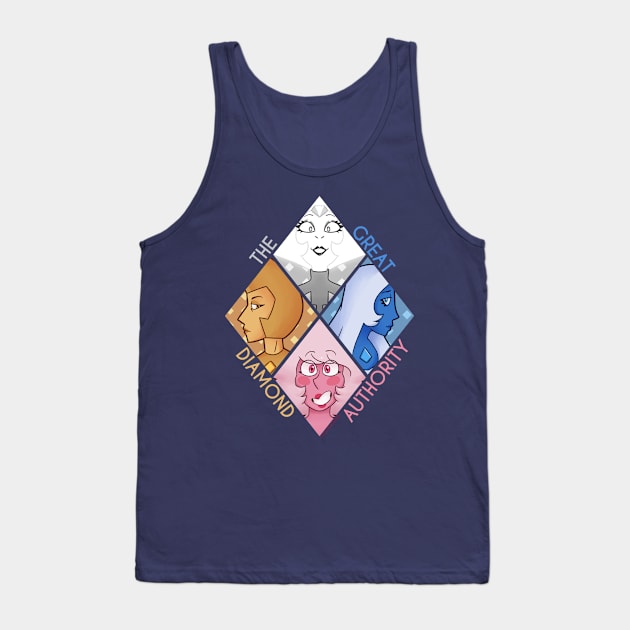 the great diamond authority Tank Top by Galaxxi